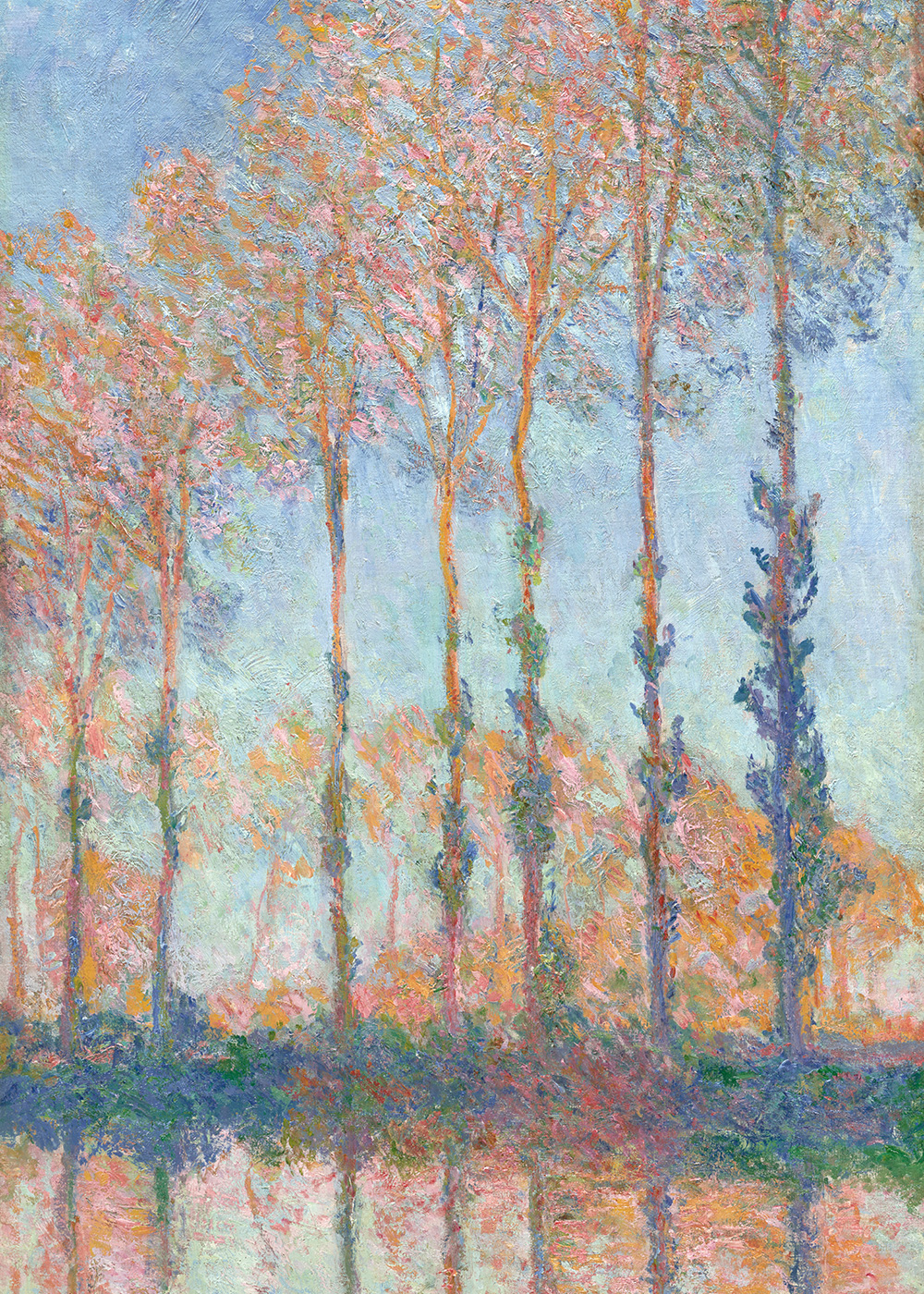 Claude Monet, Poplars, End of Autumn, 1891